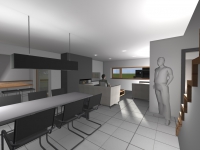 Vue 3D du projet : Bouhy