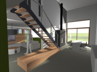 Vue 3D du projet : Bozzetti-Dawirs